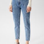 Basic Mom Jeans Blue - Image 2