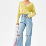 Fuzzy Button-Up Cardigan - Image 4
