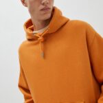 Pouch Pocket Hoodie Orange - Image 3
