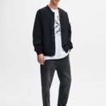 Lightweight Zipped Bomber Jacket - Image 4